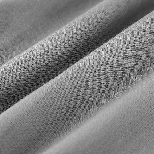 HOTYD Womens Cotton Linen Capri Pants Drawstring Elastic Waist Loose Fit Yoga Pants Baggy Cropped Trousers with Pockets3