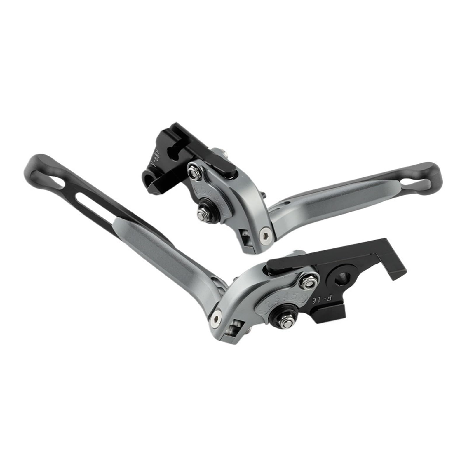 Kkmnaif Extend Titaniu Black Handlebar Brake Clutch Lever Foldable Extendable For Xl750 Transalp 750 Cb750 Hornet 750 2023-2024 Motorbike Brake Clutch