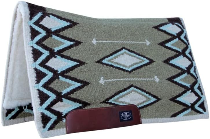 Professional's Choice Jalapeno Saddle Pad | 100% New Zealand Wool Blanket Top | Khaki