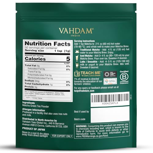 Té verde matcha polvo 50g premium miniatura 2
