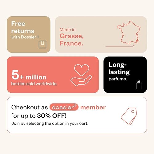 Miniatura 7 de Dossier Original Eau de Parfum - Rebanadas del Cielo - Para mujer - 50 ML Perfume de larga duración elaborado en Francia