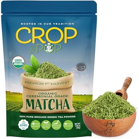 CROP BY POP USDA Organic Matcha Powder Cover