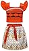 AmzBarley Moana Vaiana Disfraz Costume Niña Bebe, Princesa Disfraz Vestido Niña Traje Adventure Infantil para Carnaval Halloween Cosplay