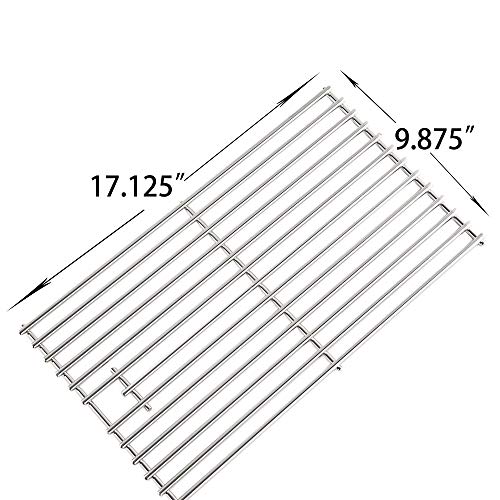 MikeGarden 5S723 Stainless Steel Cooking Grates for Members Mark 7200882D, Nexgrill 7200882A