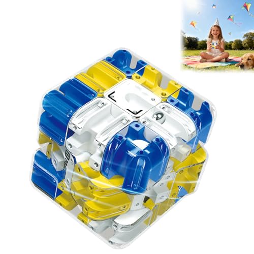 Sphère de Labyrinthe,Bille Roulante Casse-tête,Cube Labyrinthe 3D,Jouet Éducatif avec Balle Roulante,pour Salle de Classe Anniversaire École Voyage Salle d'Attente Réunion Familiale Événement Social