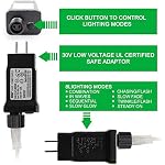 304 LED Green Curtain Lights, 9.8FT x 9.8FT Window Fairy Lights - Image 6