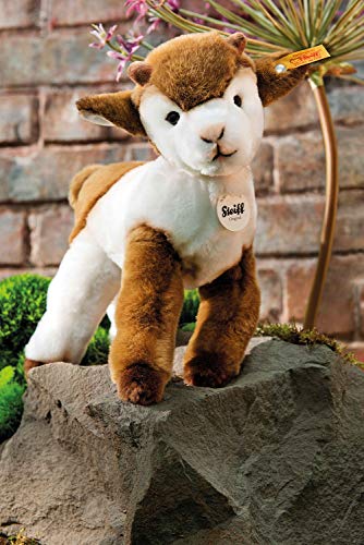 Steiff Zenzi Ziege, Plüschtier 27 cm, Bauernhof Plüschziege stehend, Kuscheltier für Kinder, Schmusetier zum Spielen… – Bild 5
