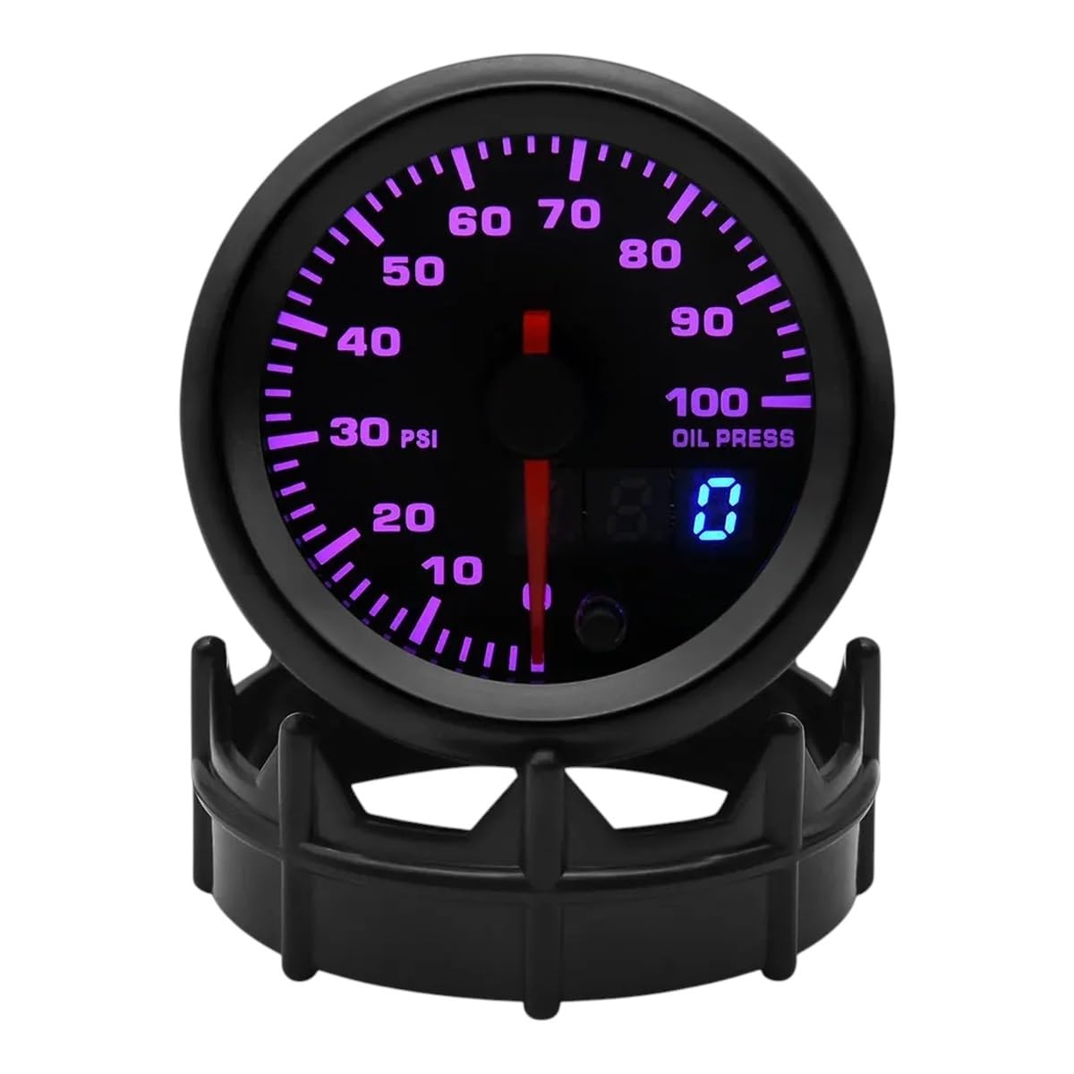 Pressure Gauge-AD 52mm Boost Gauge 7 Colors LED Dual Display Water Temp Pressure VoltTrackier Metier Air Ratio EGT TachoTrackier Metier Car New 2026 High for Reliable Component