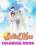  Sailor Moon Coloring Book: Over 50 Sailor Moon Illustration Funny Coloring Book for Japanese Anime Fans