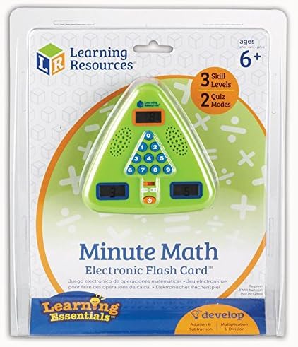 Amazon.com: Learning Resources Minute Math Electronic Flash Card : Toys ...