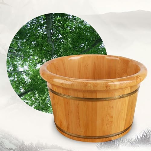 Spa de pies barril de madera natural 26x37cm miniatura 6