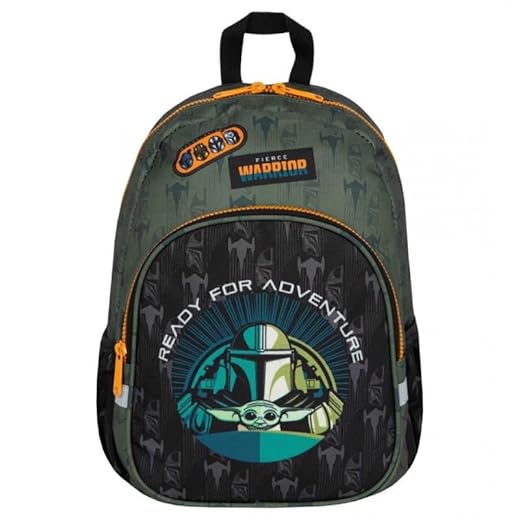 Coolpack Toby Disney Mandalorian, Mochila Escolar Unisex Kids, Multicolor, 35 x 26 x 12 cm
