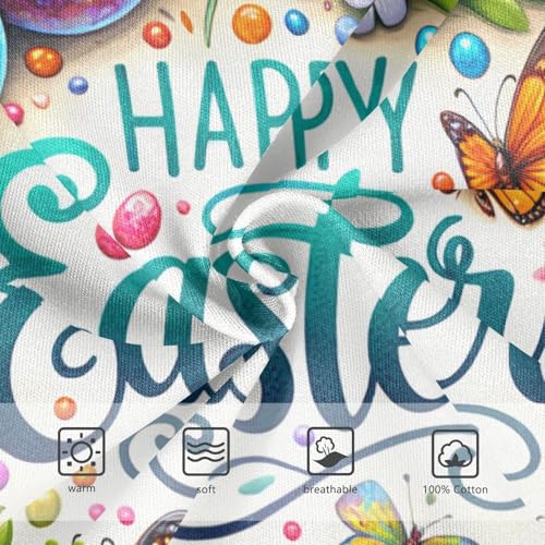 ODAWA Happy Easter Colorful Eggs Toddler Cotton Underwear, Toddler Boys Underwear 2T3