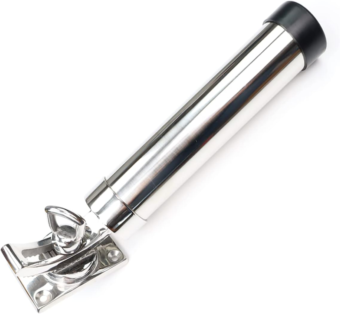 Stainless Steel Fishing Rod Holder, 360 Degree Adjustable Deck Mount for Marine Boat Yatch