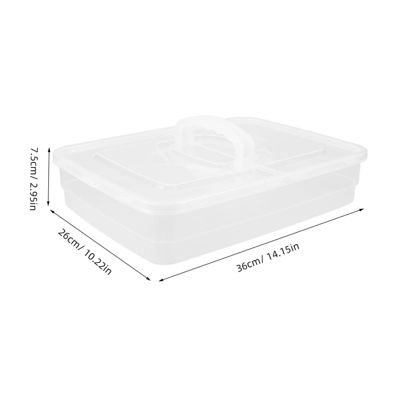 CIYODO Portable Pizza Dough Proofing Container Stackable Dough Proofing Box with Lids for Efficient Storage