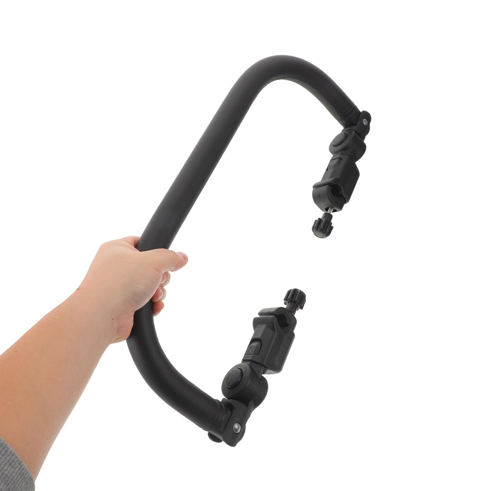 ORFOFE Barre Accoudoir Poussette Avant Réglable et Détachable Extension Ergonomique pour Sécurité et Confort des Tout-petits Accessoire Pliable Compatible avec Poussettes