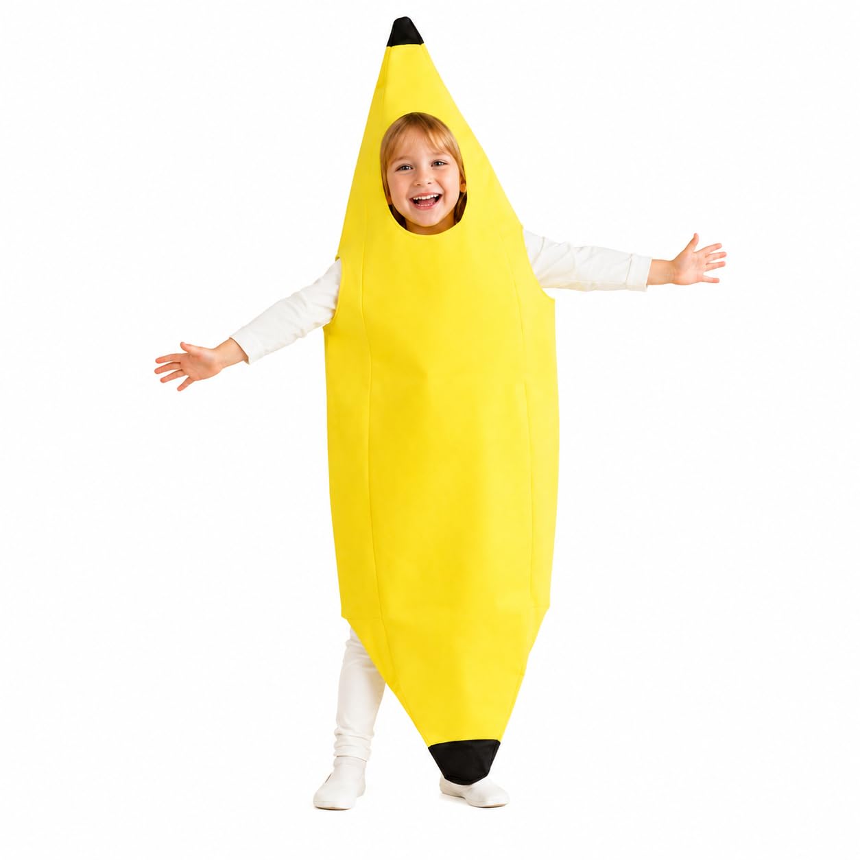 Petitebelle Fruit & Veggie Costumes for Adults & Teens - Funny Halloween Party Outfits Collection (Banana) — image 1