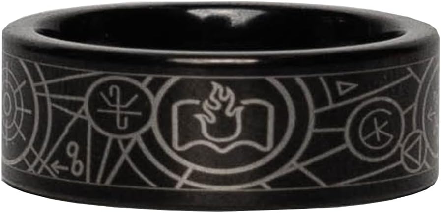 Starforged Rune Ring of Word Bearers Great Crusade Memorial Ring of Warhammer 40K