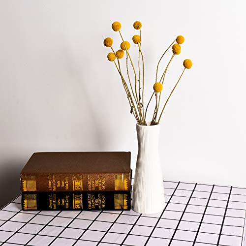 Yoken 50 Stems Craspedia Flowers Natural Dried Flowers for Arrangements Hried Bundle for Photo Props, Home Decor