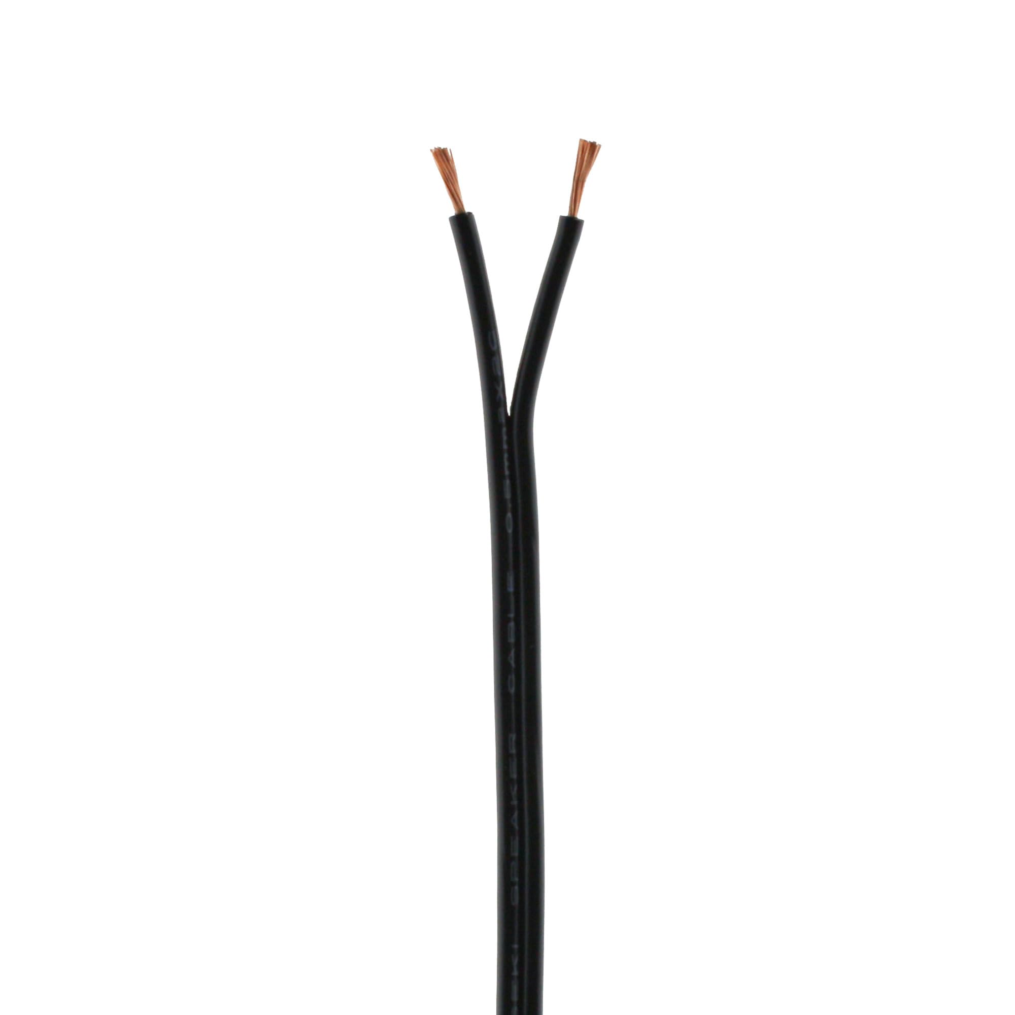 Sinustec KL-0,75b 10m Lautsprecherkabel – 0,75mm² Mit Vergoldeten Steckern, Inkl. Gabelschuh & Flachstecker