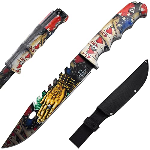 Snake Eye Tactical Full-Tang EDC-Hunting, Outdoor & Camping Knife 13 Inches - Snake Eye Tactical