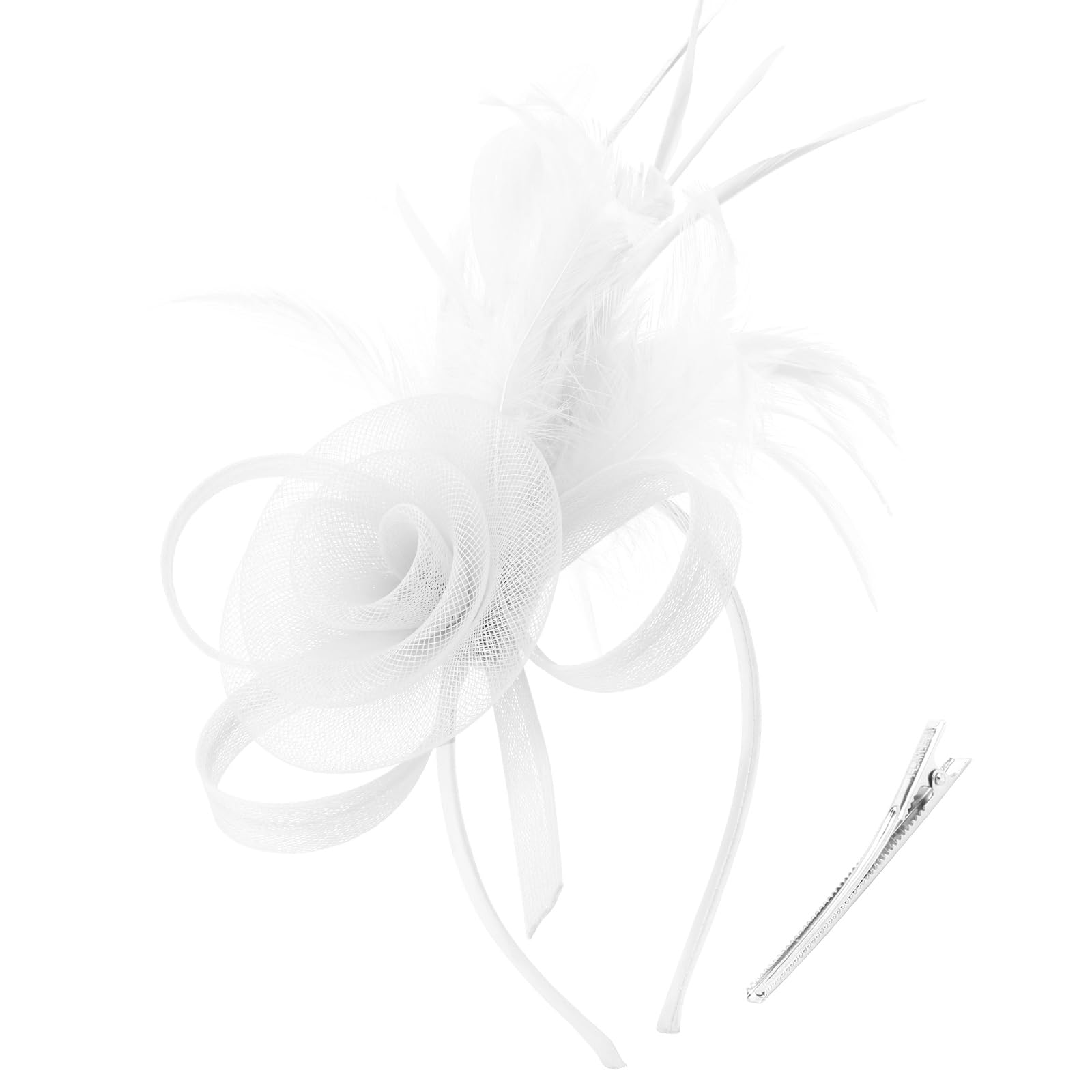 DRESHOW Fascinators Hats for Women Tea Party Fascinator Hats