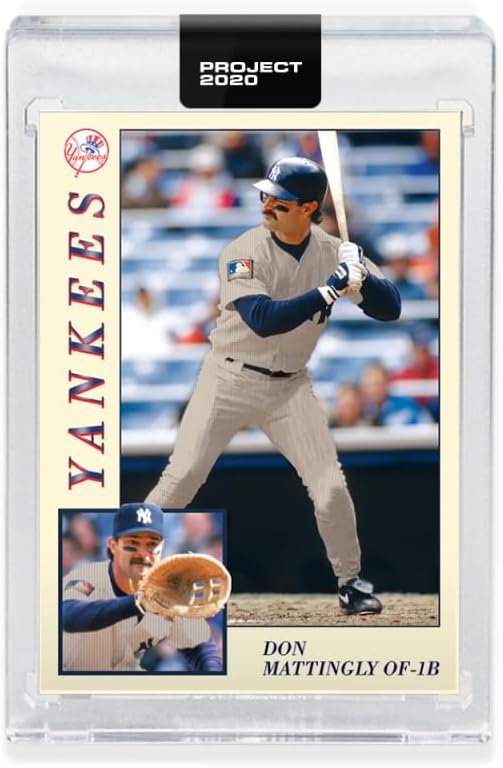 2020 Topps Project 2020 Baseball #139 Don Mattingly New York Yankees Artist Oldmanalan 1984 Topps Online Exclusive Limited Production