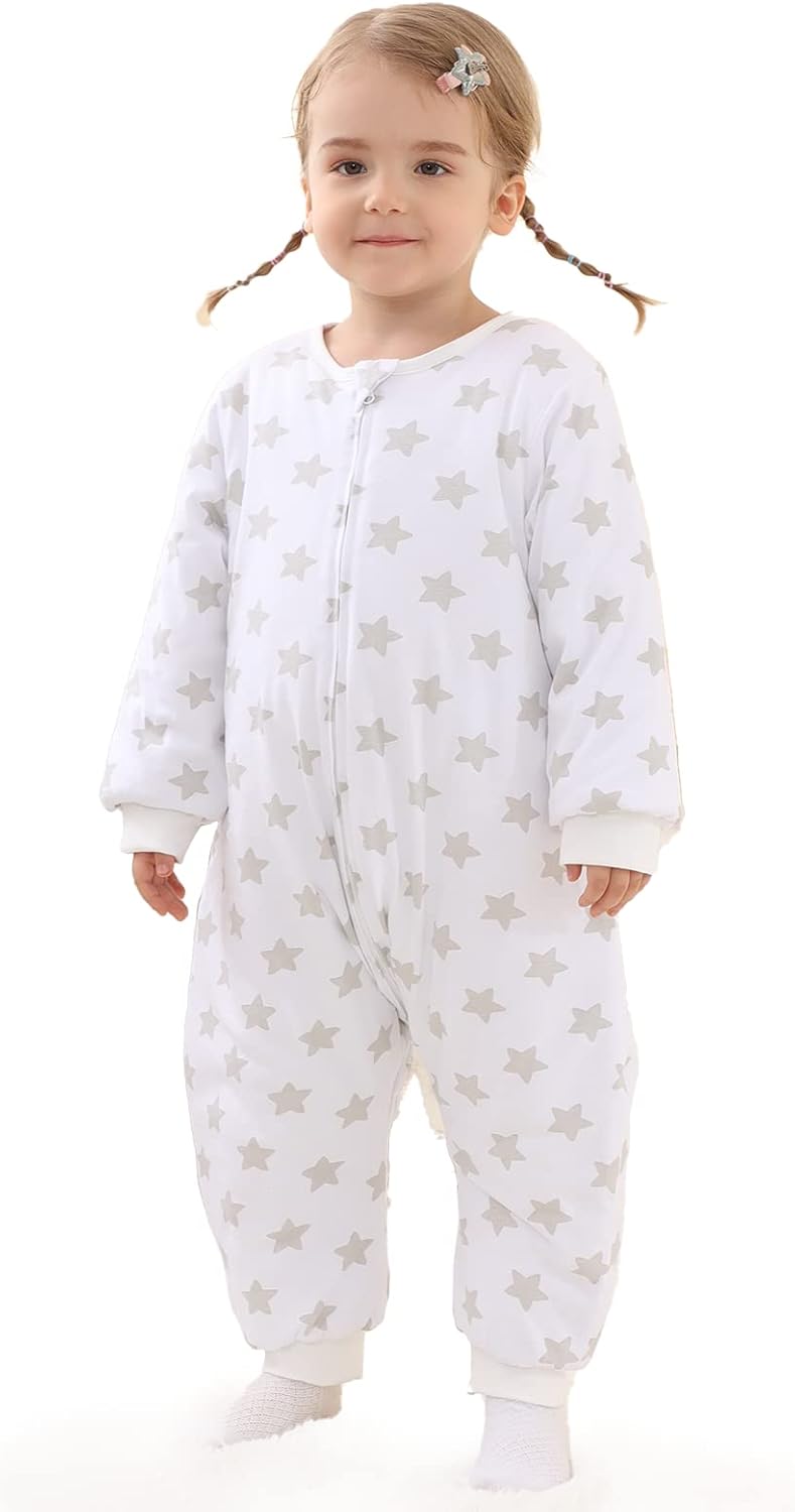 HOMEAL Toddler Sleep Sacks, Winter Sleep Sack with Legs 2.5 TOG, Soft Baby Wearable Blanket for Early Walker 12M-5T HOMEAL Toddler Sleep Sacks, Winter Sleep Sack with Legs 2.5 TOG, Soft Baby Wearable Blanket for Early Walker 12M-5T