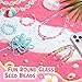 Umikk 3mm 60000pcs Glass Seed Beads Bulk, 24 Colors Small Beads Kit for Jewelry Making Bracelet Making DIY Art Craft Girls Tiny Beads Christmas Gifts (Handle Box)