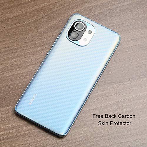 Image of Ibywind 2 Pack Screen Protector For Xiaomi Mi11,Flexible TPU Film,With 1Pc Back Film[Bubble Free][Easy Installation][HD Clear][Self-Healing]