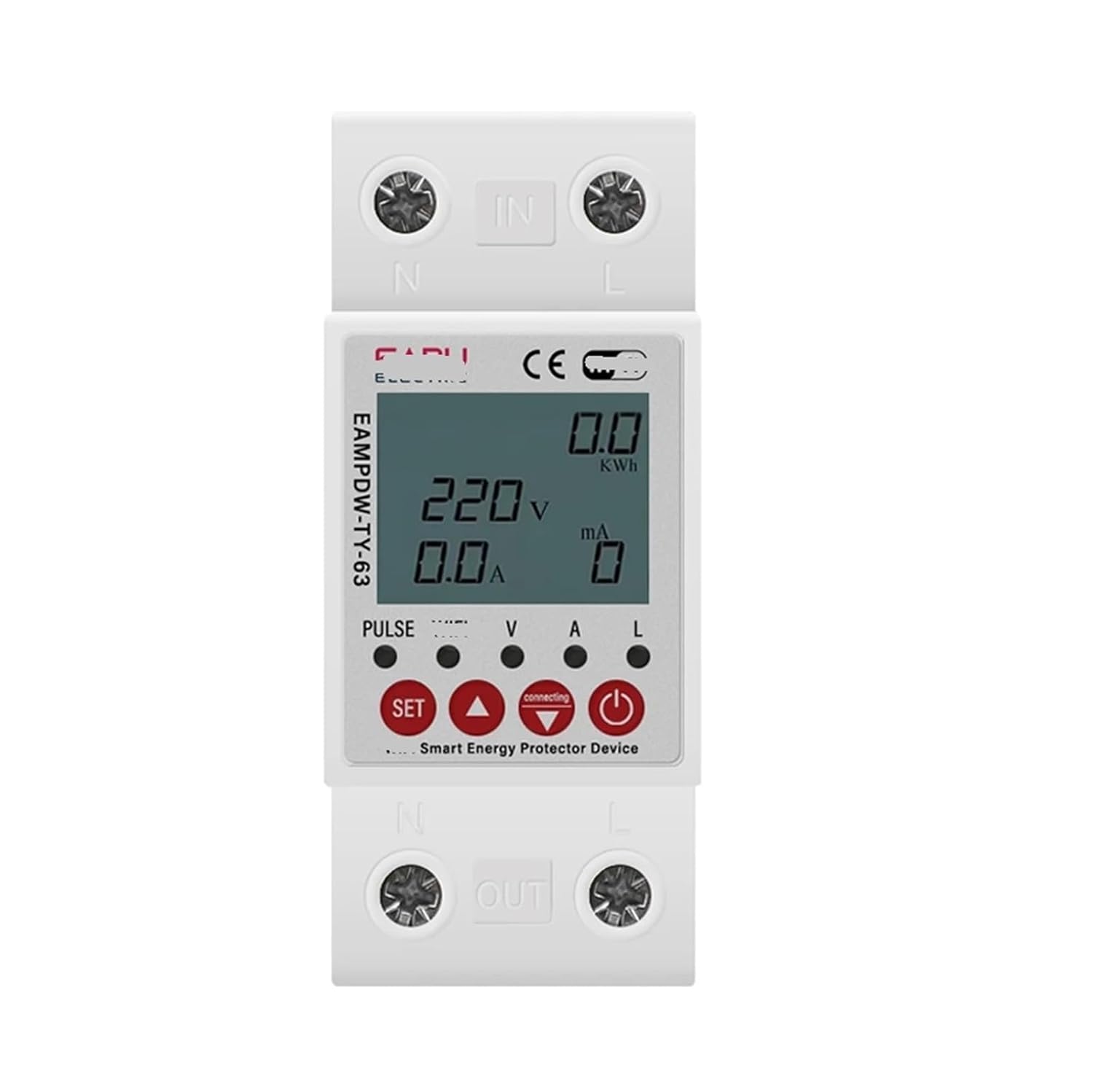 2P 63A Tuya WiFiスマートアース漏電過電圧保護リレーデバイススイッチブレーカーエネルギー電力kWhメータースマートライ 2P 63A  Tuya WiFiスマートアース漏電過電圧保護リレーデバイススイッチブレーカーエネルギー電力kWhメータースマートライ 63A Tuya APP  WiFi Smart ... 2P 63Aインテリジェント回路漏電過電圧および低電圧保護リレー機器スイッチ回路ブレーカーエネルギー