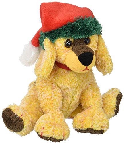 Ty Beanie Baby Jinglepup the Dog w Green Brim Holiday Hat - //coolthings.us