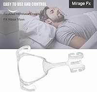 Vista 2 de Resmed Mirage Fx Replacement Frame for Mirage fx Nasal mask, Resmed Mirage Fx Headgear Nasal Guard Reuse Breathing Machine Accessory Replacement Fit
