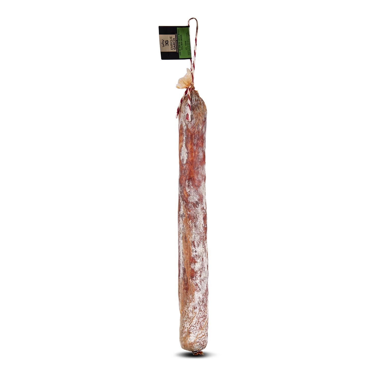 ENRIQUE GARCÍA - Lomo de Cebo de Campo Ibérico, 75% Raza Ibérica, Una Pieza Envasada al Vacío, 1300 g Aprox