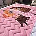 Baby Kids Play Mat Cotton Crawling Cushion, Kids Room Rug Floor Gym, Non-Toxic Non-Slip Washable Reversible Room Decor Floor Rug, Activity Floor Carpet (Fox)
