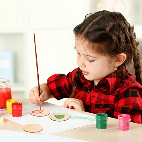 Wakauto 50 pezzi dischi di legno rotondi