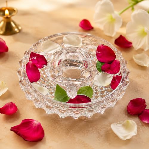 Image of Vastu Feng Shui Crystal Turtle Tortoise with Water Plate for Good Luck Wealth Prosperity Career Growth Home Office Decor Vastu Remedies Feng Shui Tortoise