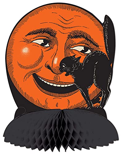 Beistle Cat and Moon Centerpiece 9-3/4-Inch