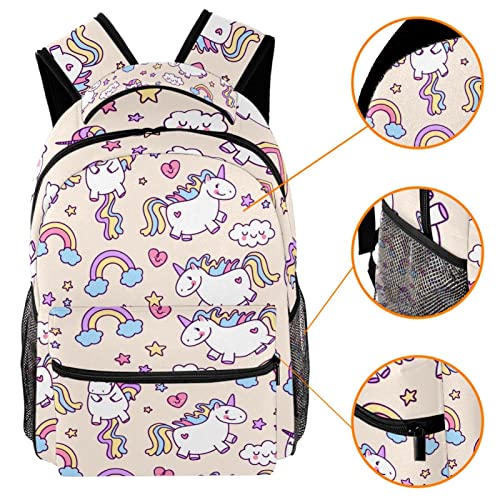 Sac à dos de voyage pour filles et garçons avec grand porte-bouteille