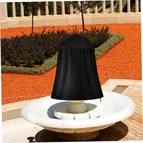 Gartenbrunnenabdeckung im Freien wasserdichte Brunnenabdeckung mit elastischer Kordelzug UV -Schutzabdeckung für Winterbrunnen Statue Brunnenabdeckung, wasserdichte Brunnenschutzschutz – Bild 6