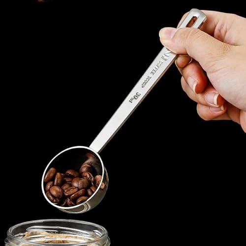 2Pcs Stainless Steel Coffee Scoop, 2 Tablespoon Measuring Spoon, Coffee Scoop, 30Ml Metal Long Handled Spoons, Coffee,Sugar,Powder,Tea Measuring Spoons, Set Of 2 #TOP2
