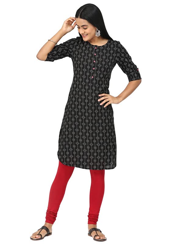 Image of Robinbosky Cotton Churidhar Leggings for Women - Stylish, Stretchable & Flattering Fit for All-Day Comfort