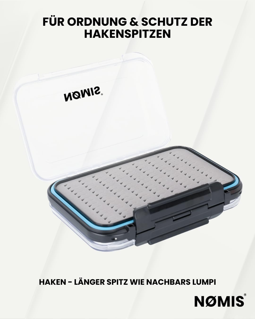 NØMIS Kleinteilebox Tacklebox Jigköpfe Spoonbox Fliegenbox