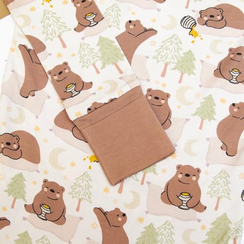 HUGH & HONEY SnugFlex™ Romper, Bamboo Viscose, Baby and Toddler Pajamas, No Zip with Convertible Hands and Feet Coverage4