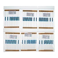 BOJACK Widerstände Sortiment Kit 1 Ohm - 1M Ohm 2W Metallfilm Widerstand Resistor Kit（30 Werte 300 Stück ） – Ansicht 5