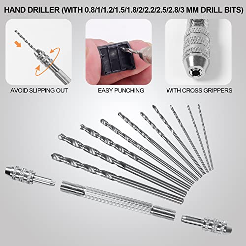 108 Pcs Pro Grade for Model Tool Kits,Hobby Tool Sets,lncluding Electric Polishing Machine & Tool Box,for Gundam Model Kits,Basic Model Building,Repairing and Remove,Art and Crafts etc - Image 5