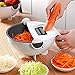 Produktbild Gemüsereiben Food Slicer Cutter, 9 in 1 Multifunktionaler Obstschneider Küchensalat Kartoffelhacker Reiben Karottenschneider mit großer Kapazität