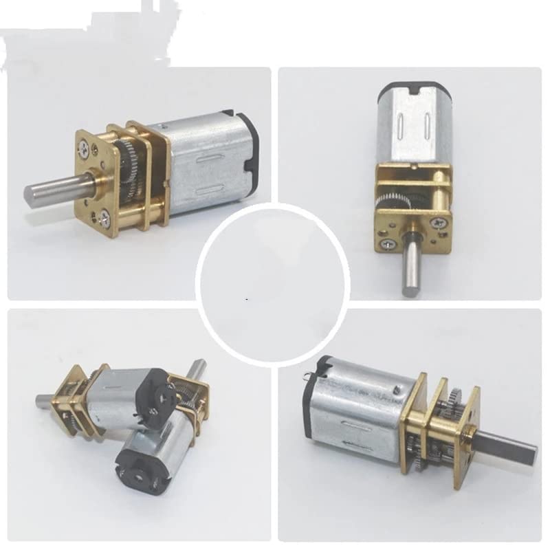 N20 Micro Gear Motor - 3V-12V DC Speed Reduction Motor With Metal Gearbox (15-1000 RPM)