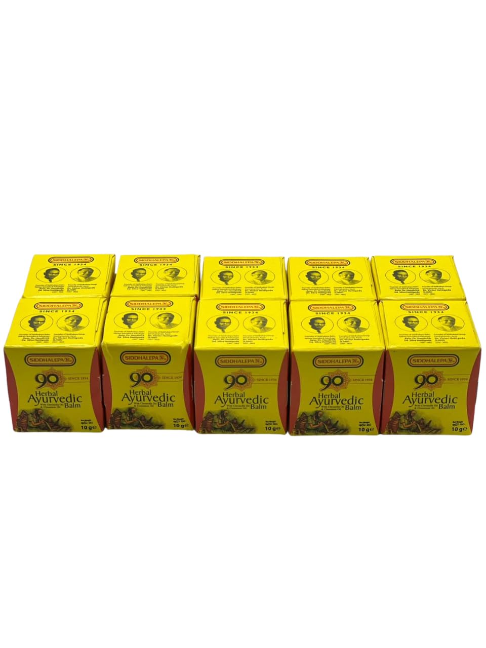 Siddhalepa® Ayurvedic Herbal Balm (10g x 10pcs)