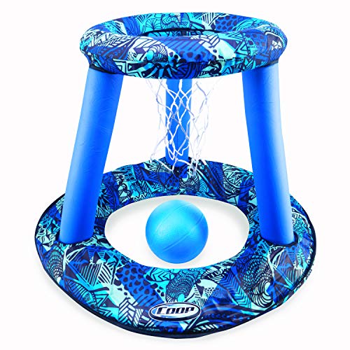 Kit de Basket-Ball pour Piscine Coop Hydro Spring : Jeu Sans Gonflage Fastidieux